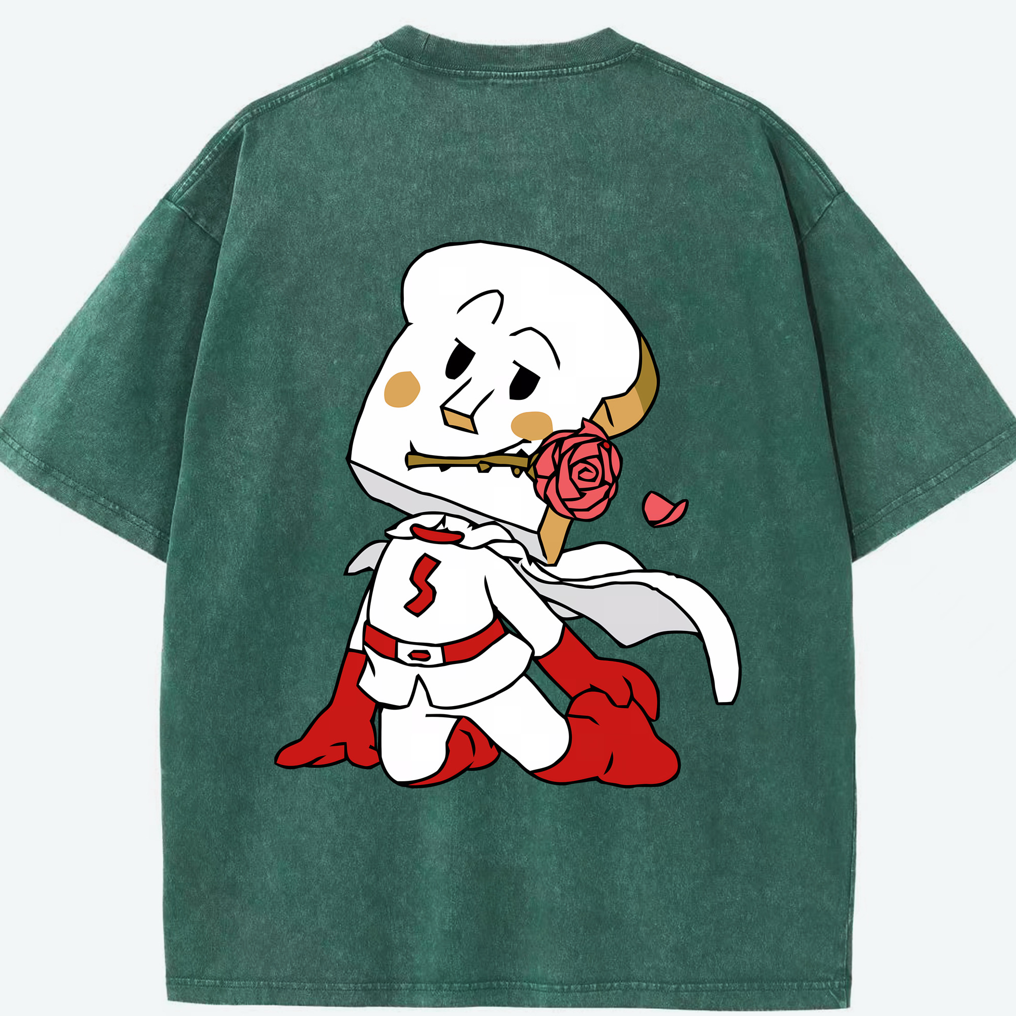 （画像用） アンパンマン Anpanman 綿100% ヴィンテージ風 半袖Tシャツ（背面プリント）